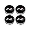 56MM Wheel Hub Cap Sticker Car Caps Rim Stickers Badge Cover Decoration For Hyundai N Avante Sonata Elantra i20 Tucson N Line c1