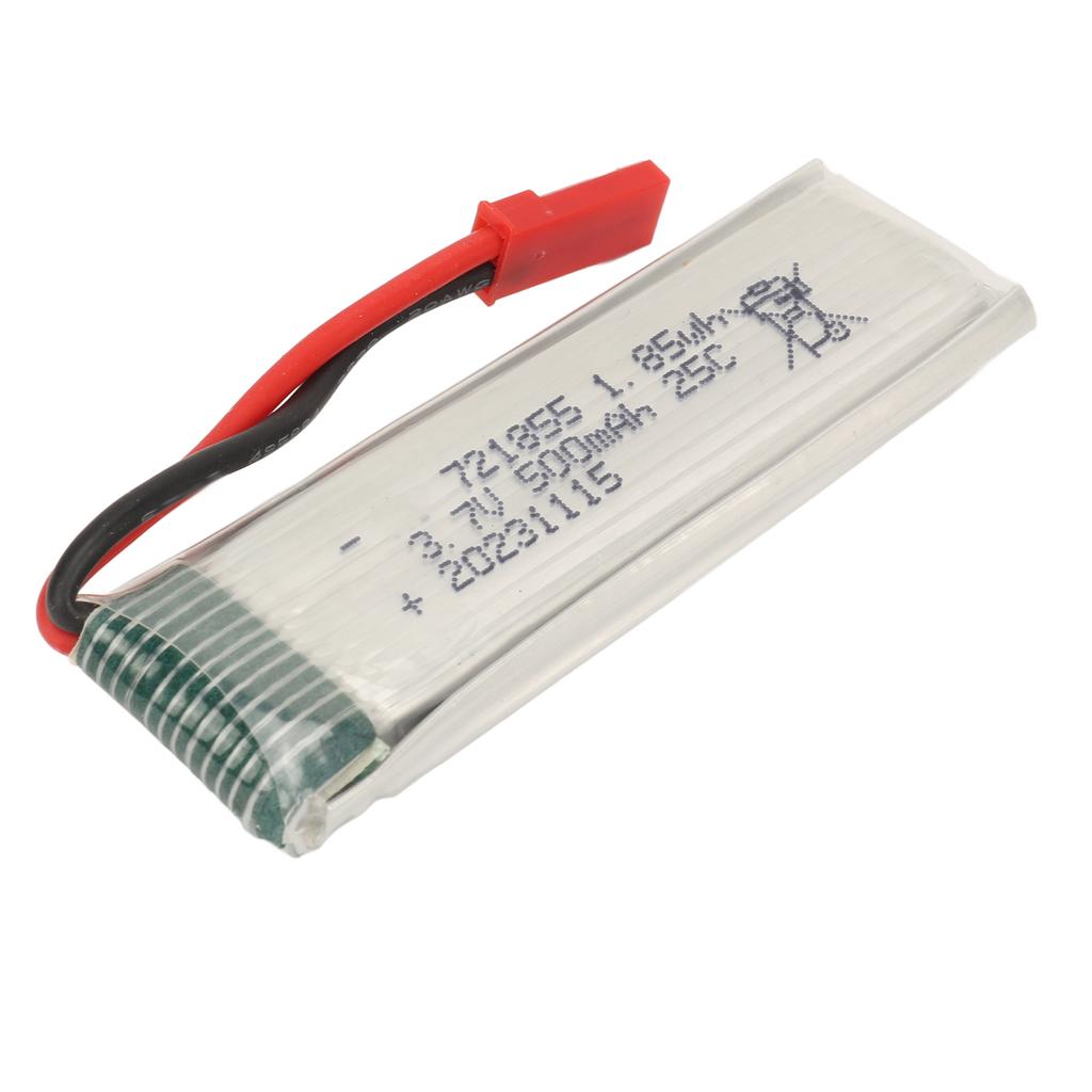 721855 Aircraft Lithium Battery 25C 3.7V 500mAh with JST Red Plug Aircraft Lipo Battery for U818A H37