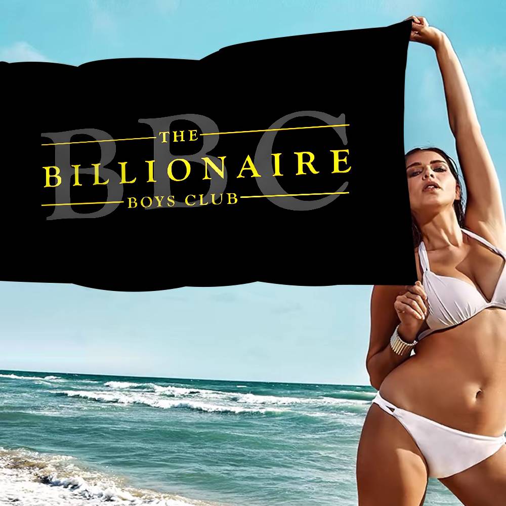 Billionaire Microfiber Blanket Quick Drying Beach Towels Oversized Printing Super Absorbent Pool Towel Blanket