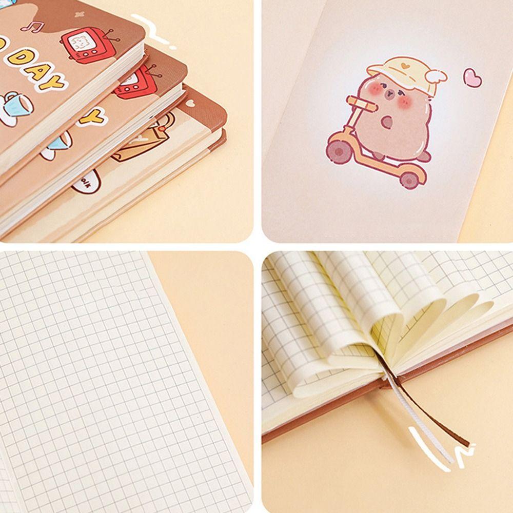 INS Capybara Hand Ledger Notebook Mini Memo Notes Portable Capybara Notepad  School