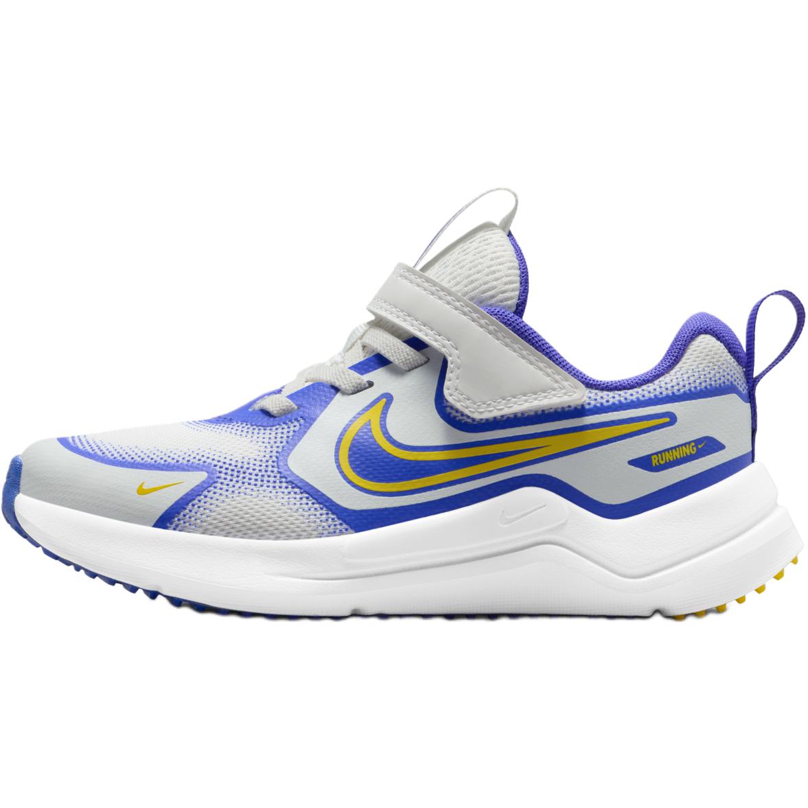 

Nike Космические кроссовки Cosmic Runner PS Summit White Persian Violet для детей синие ярко-цитроновые HM4400-101 28