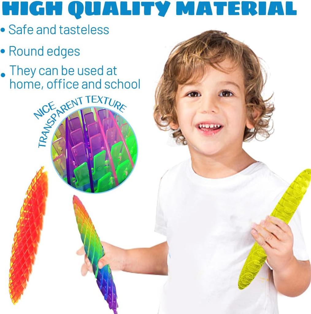 Mini Fidget Worm Toy Elastic Mesh Sensory Toy Stress Anxiety Relief Decompression Fidget Toys Portable Telescopic Slug