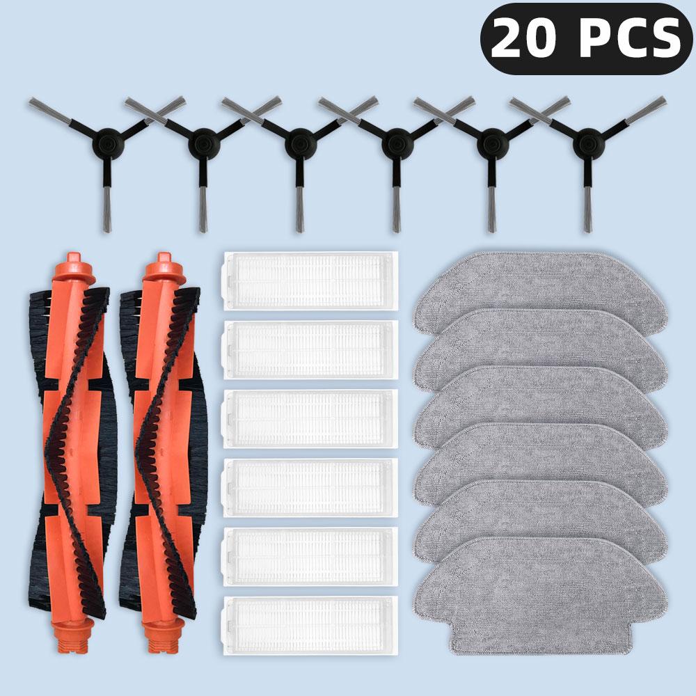 Compatible For Xiaomi Robot Vacuum T12 / S12 / S10 B106GL Spare Parts Filter Main Side Brush  Mop Cloth Accessories Consumables