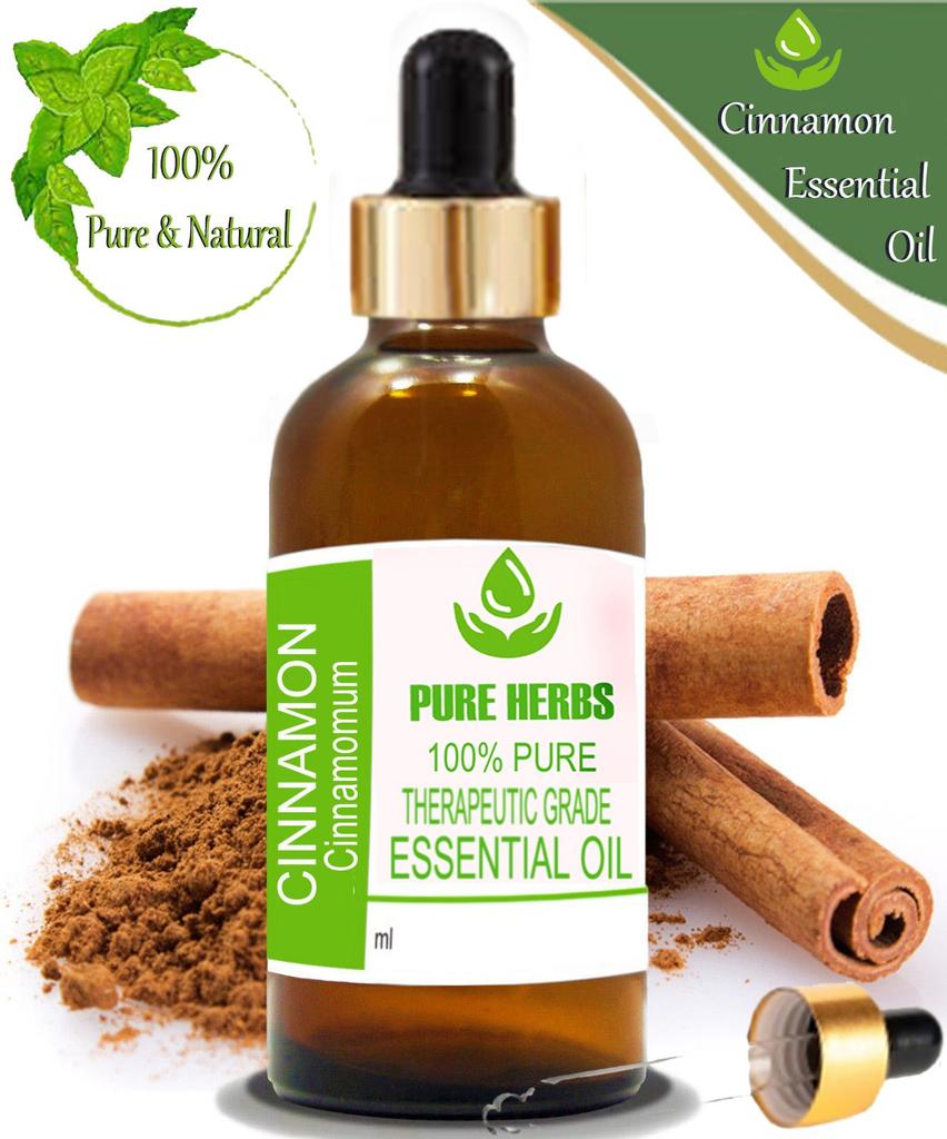 Pure Herbs Cinnamon 100% Pure & Natural Cinnamomum Essential Oil ZA 292