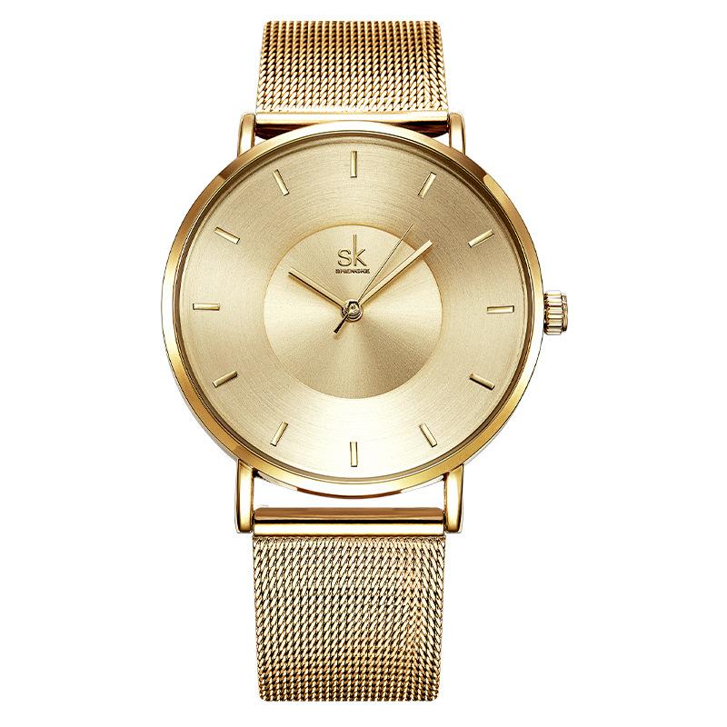 Ladies Watch Women'S Fashion Minimalist Waterproof Watch Milan Band Watch Quartz Watch K0059