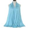 Modal Solid Color Long Scarf: High-Quality, Breathable, Soft Handfeel, Mercerized Cotton (YW125)