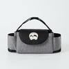 Borsa portaoggetti per animali dei cartoni animati Borsa per mummia multiuso a righe con stampa floreale Cesto appeso per carrozzina