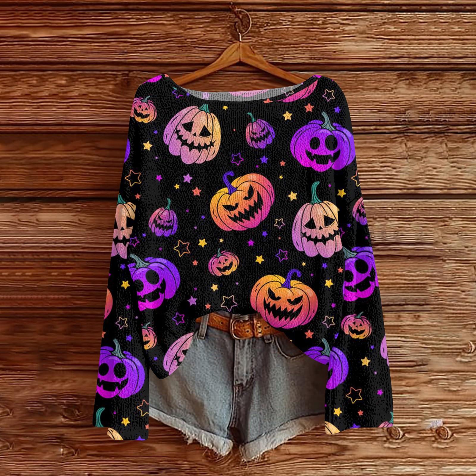 

Женские осенние свитера с длинным рукавом, топы с принтом, пуловеры, свободная нарядная повседневная базовая одежда XXL