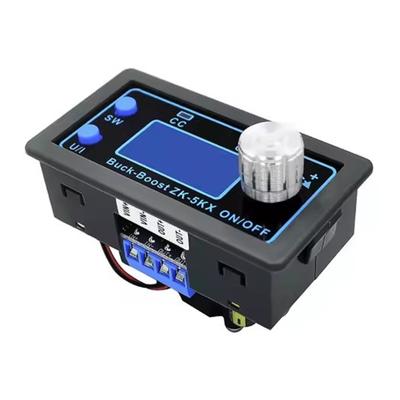 Digital Controlled Bucking Boost Converters Module 0.6-36V 5A Programmable Voltages Current Regulator Overload Protections