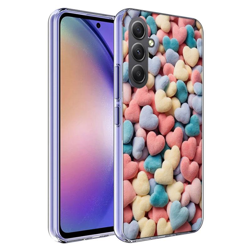 Furry Heart Phone Case for Samsung A17 A37 A57 A07 A16 A26 A36 A56 A06 A02S A12 A22 A32 A52S A04S A14 A24 A34 A54 A03 A13 A33 A5