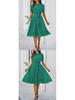 European & American Women's Polka Dot Casual Lace-up Long Dress - Spring & Summer Collection