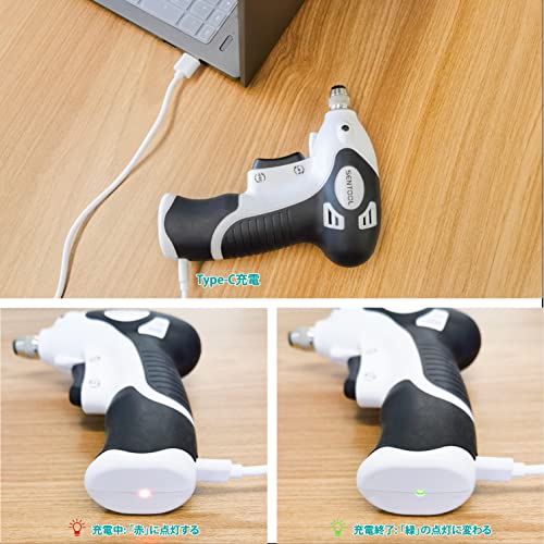 SENTOOL Electric Screwdriver, Compact, 3.6V USB Type-C Rechargeable, Lightweight, 315g, Perfect for Assembling Furniture and Handcrafting Interiors, E