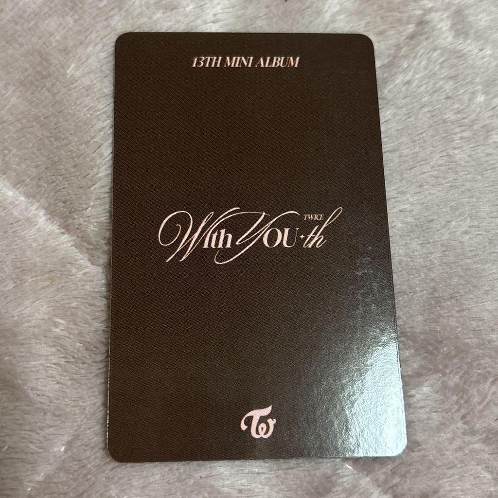 [USED] TWICE Sana with Youth JYP Digipack Trading Card