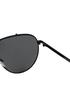 Dee Franklin Sunglasses Aviator Legacy Black/Black DFSU902004-BLAC
