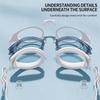 HD Anti-Fog Waterproof Swim Goggles, Comfortable & Adjustable, Clear Vision for Men Women