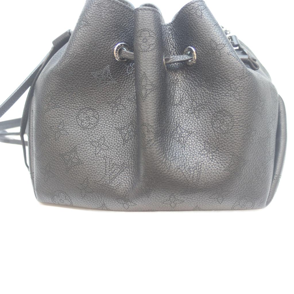 Louis Vuitton 20 Years M57070 Black Mahina Bella Shoulder Bag MahinaUsed