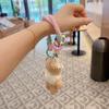 Cartoon Plush Bear Keychain Funny Key Ring Cute Bag Hanging Charms  Girls