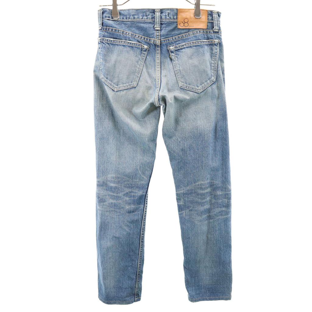 Johnbull Straight denim pants Stainless Steel Jeans button fly Men's Used