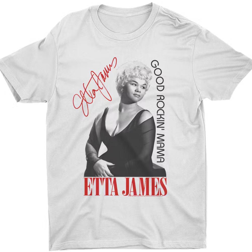 Etta James artwork white T-shirt short sleeve All sizes S to 5Xl TA4748 Unisex T-Shirt XL