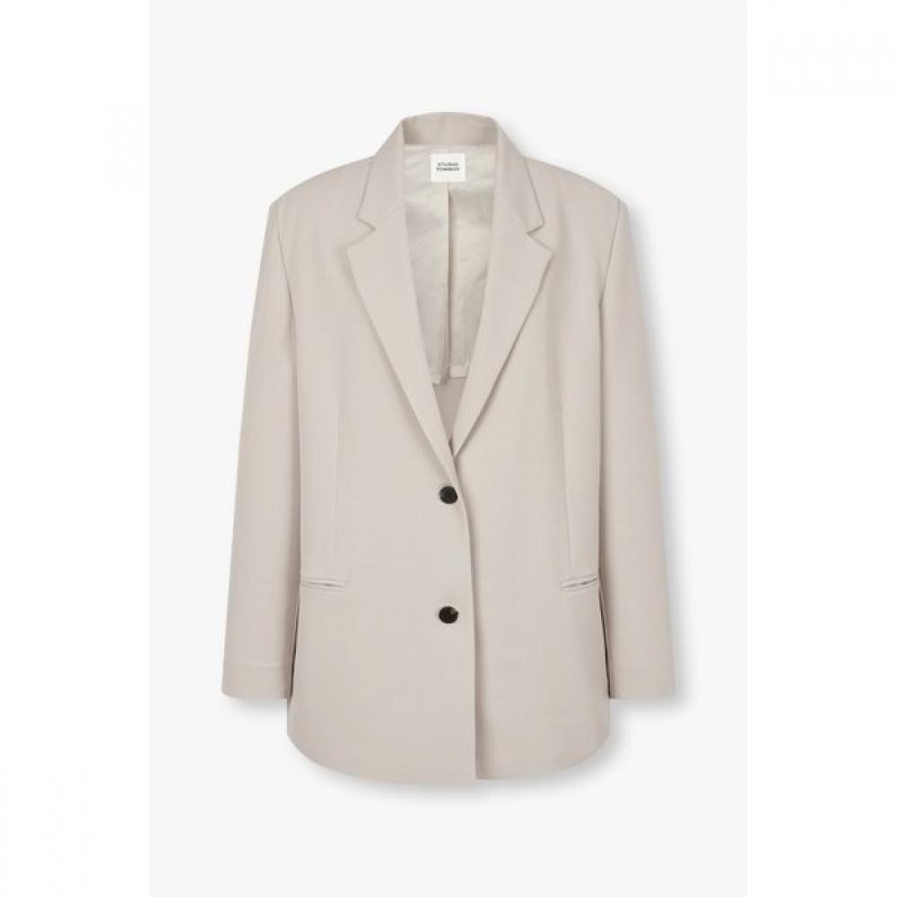 

Свободный жакет с боковым разрезом 9165112872 Light gray (82)/ONE SIZE(OS)