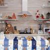 Fancy Land 3Pcs Hanukkah Tablecloth Happy Hanukkah Disposable Plastic Table Cover Blue and White Chanukah Decorations with Menorah Star of David for