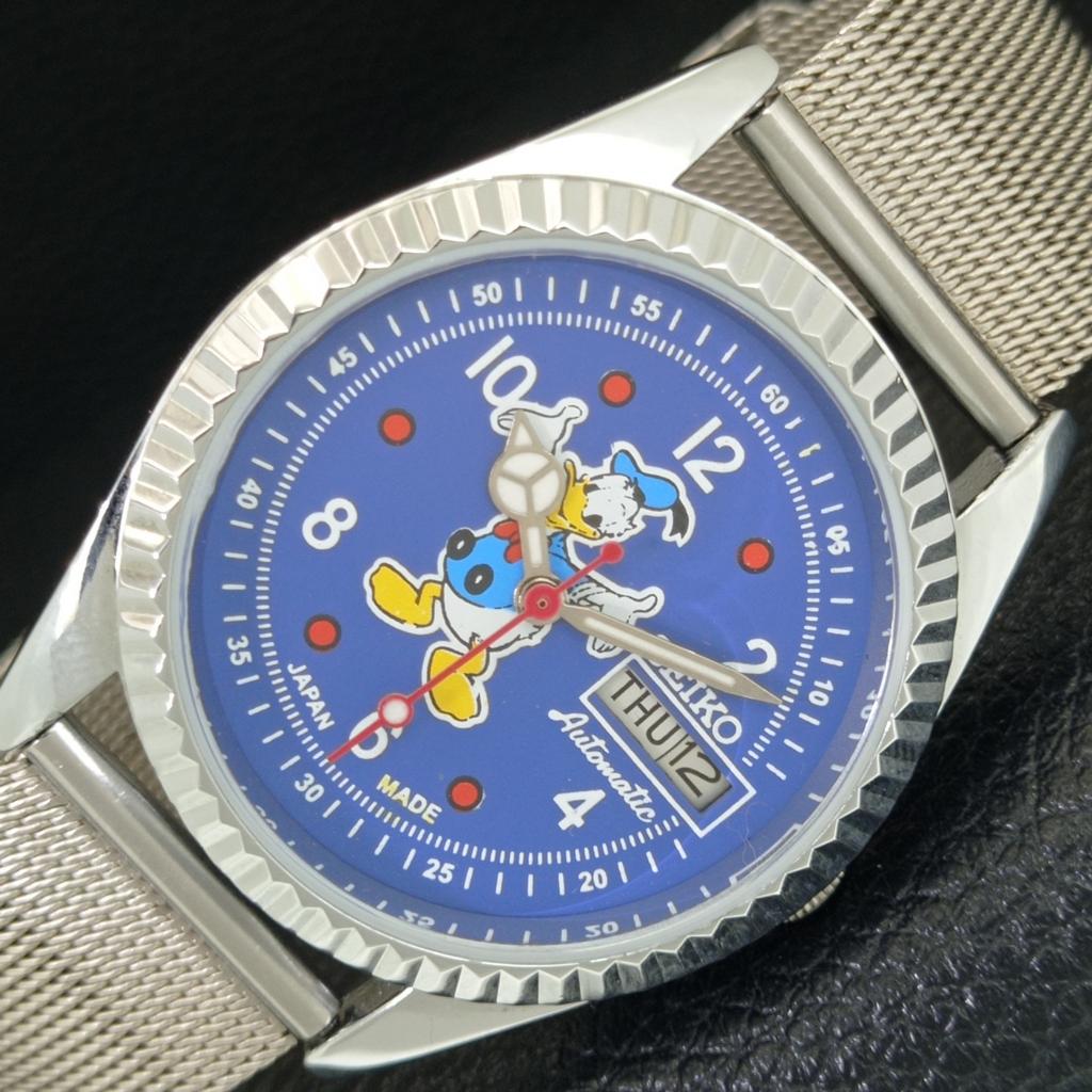 

REFURBISHED SEIKO AUTOMATIC 6309A JAPAN MENS VINTAGE BLUE DIAL WATCH a443092-1