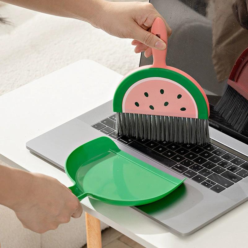 1pc Mini Broom And Dustpan Set Broom Dustpan Brush Desktop Cleaning Cleaning Garbage Shovel For Home Living Room Table Camping