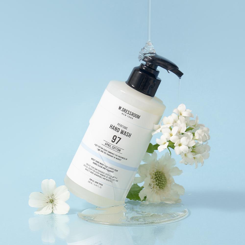 W Dress Room Perfume Hand Wash April Cotton, 280ml, 1 Unit