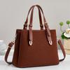 Trendy Simple Pu Crossbody Bag With Inner Pouch For Casual Outings And Travel