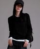 LIKE THE MOST Basic Line Layered T-Shirt_Black