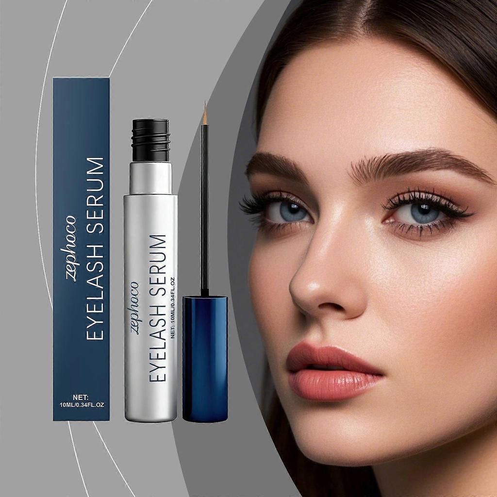 Zephoco Mascara Liquid - Lightweight Texture, Easily Absorbed, Delicate Brush, Voluminous, Natural Shine, Daily Eye Makeup Care