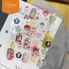 Tomoni Aiyou Collaboration Embossed Nail Art Stickers and Headband Doll Material for Kids