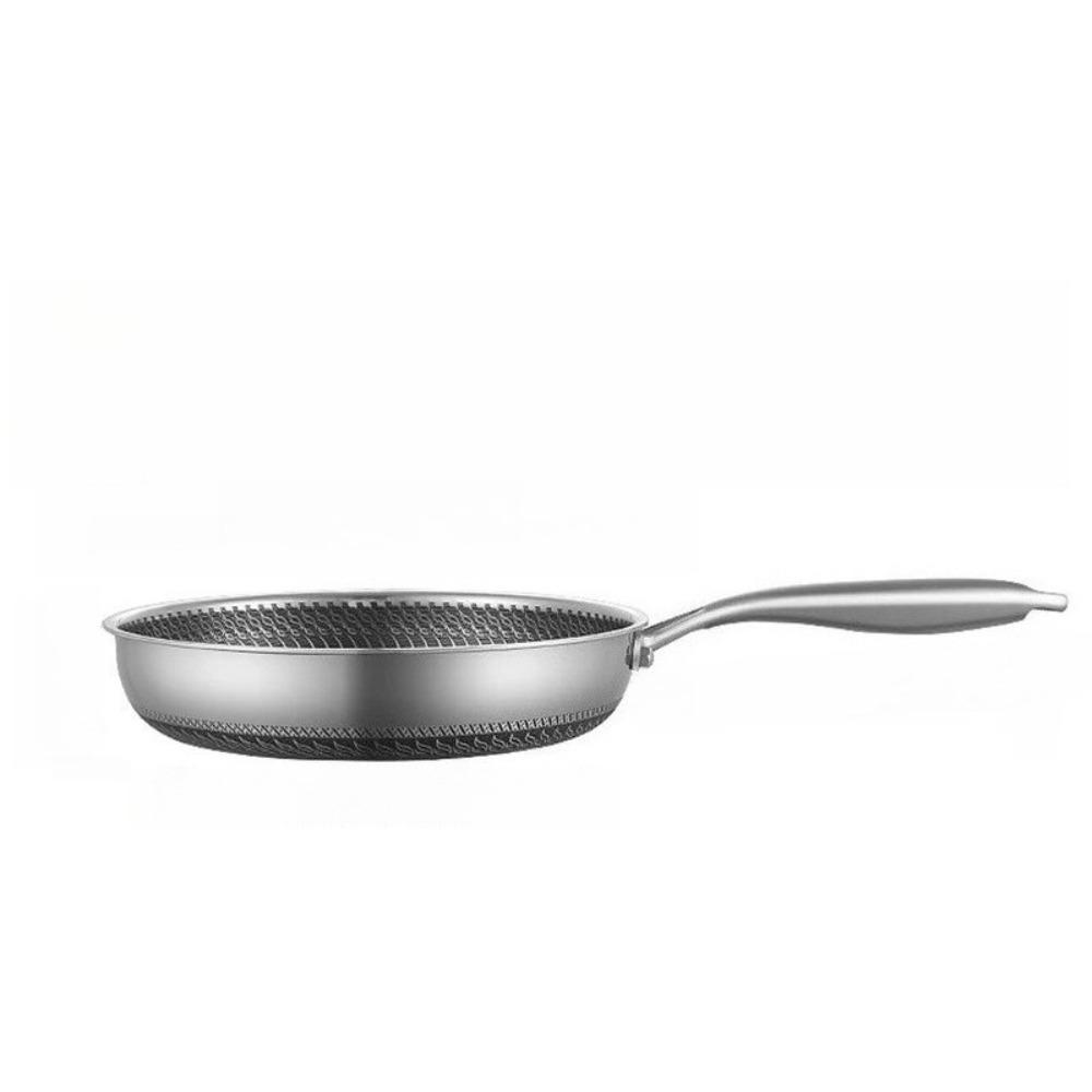 Stainless Steel Nonstick Frying Pan Suitable for Induction Cooktops, Compatible with All Stovetops, Easy To Clean, PFOA Free