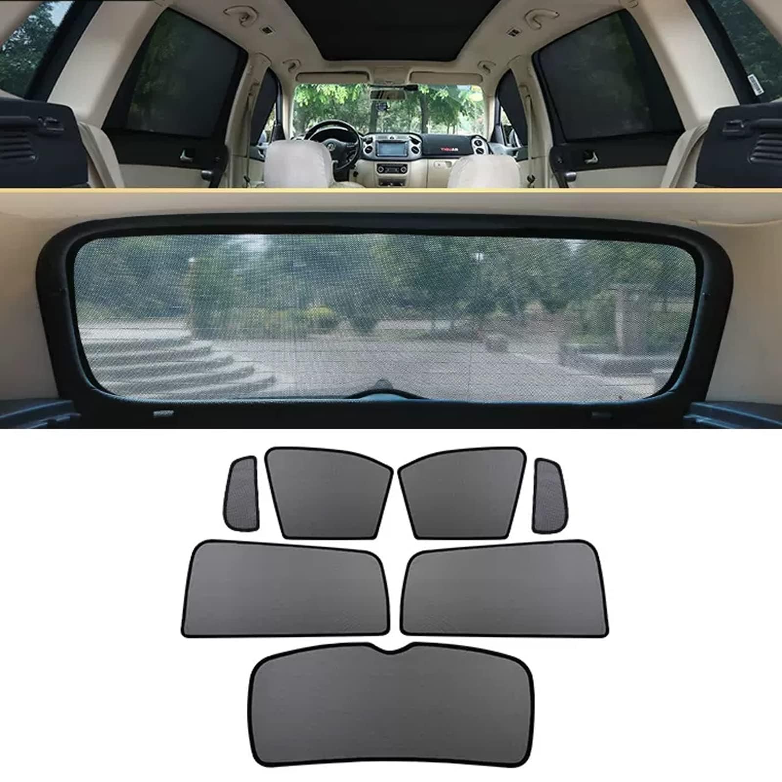 Car sunshade suitable for Toyota Noah Voxy 70 series Noah 7 pieces for the whole car