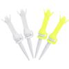 4Pcs PU Plastic 4 Claw Golf Tees 180 Degree Rotating Balls Playing Holder Accessory