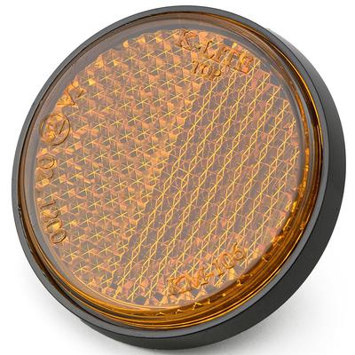 Daytona 76288 Universal Reflector Round Amber M6 Bolt Mount Type