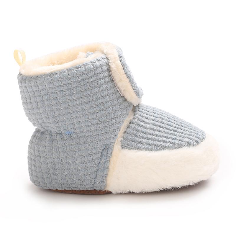 Stivali Invernali Bambini Maschi Femmine Neve Suola Morbida Antiscivolo Caldi Scarpe Piatte Primi Passi del Bambino Scarpe Stivali