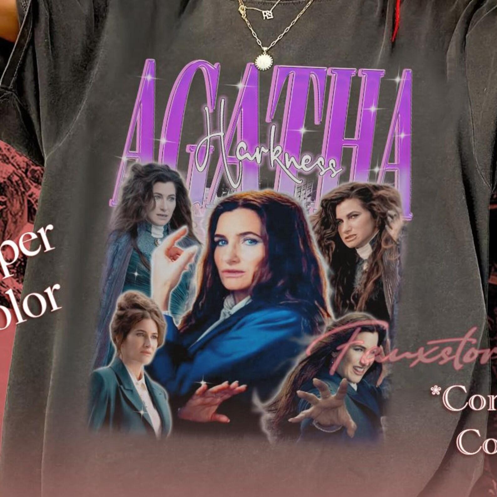 Vintage Agatha Harkness graphic T-Shirt, oversized unisex tee, urban fashion S