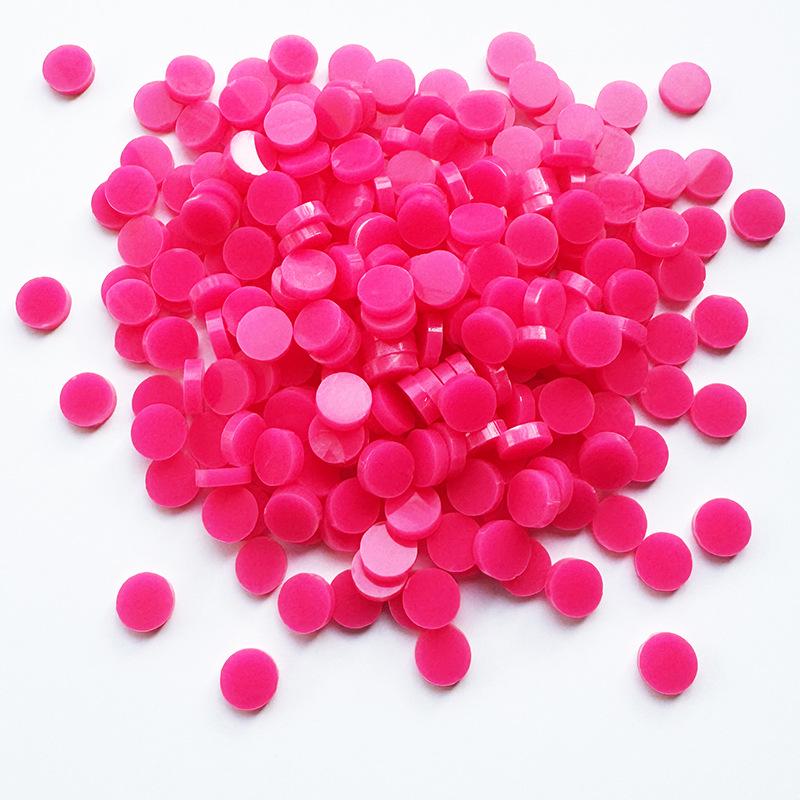 200g Bunte Runde Acryl-Mosaiksteine für DIY-Kunstprojekte