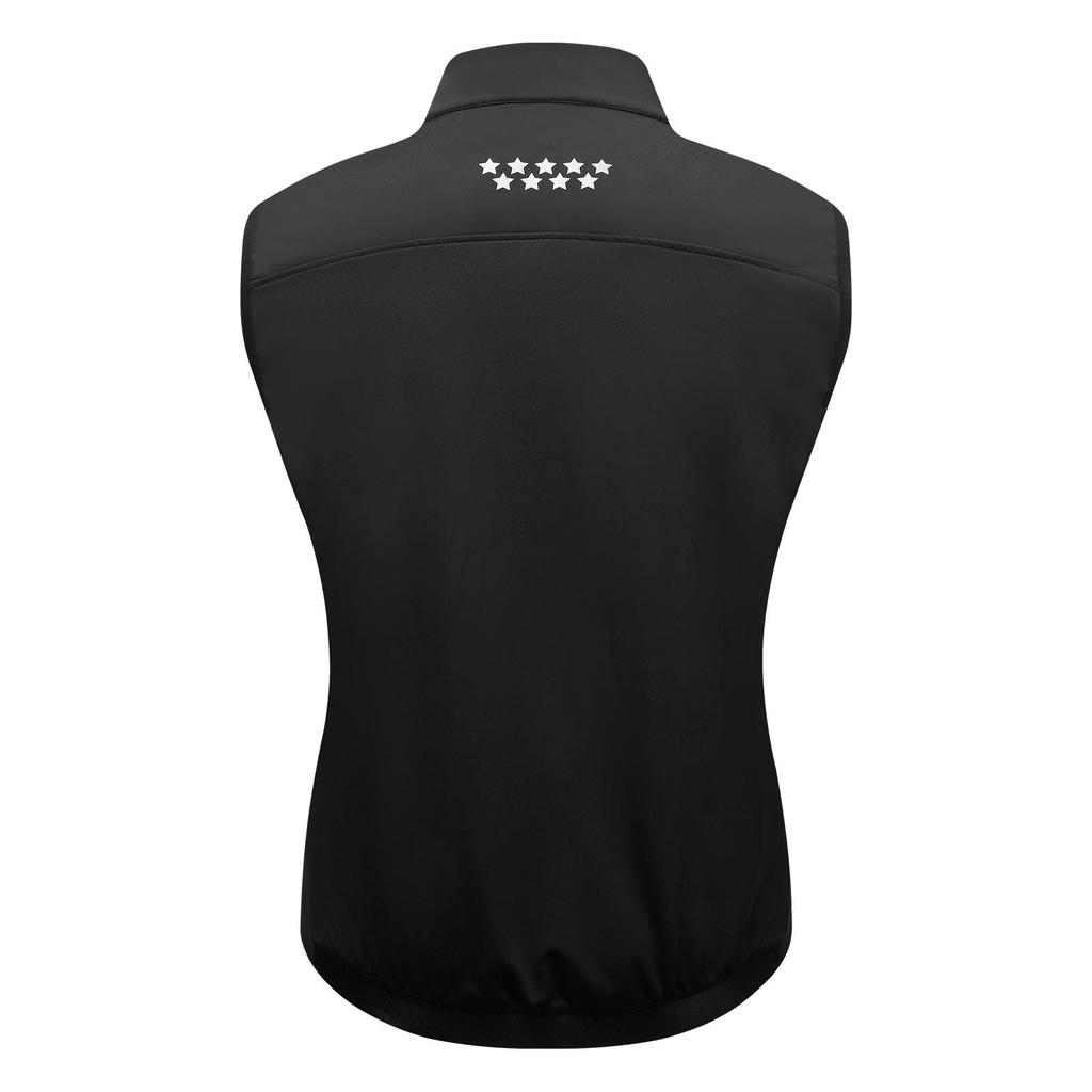 WOSAWE Winter Unisex Motorcycle Road Cycling Hybrid Fleece Water-Resistant Sports Outdoor Riding Thermal Vest