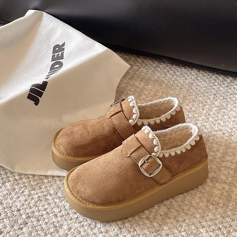 Women's Soft Elastic Winter Warm Cold Padded Snow Boots Thick-soled Non-slip Wear-resistant Outdoor Leisure Sports Cotton Boots