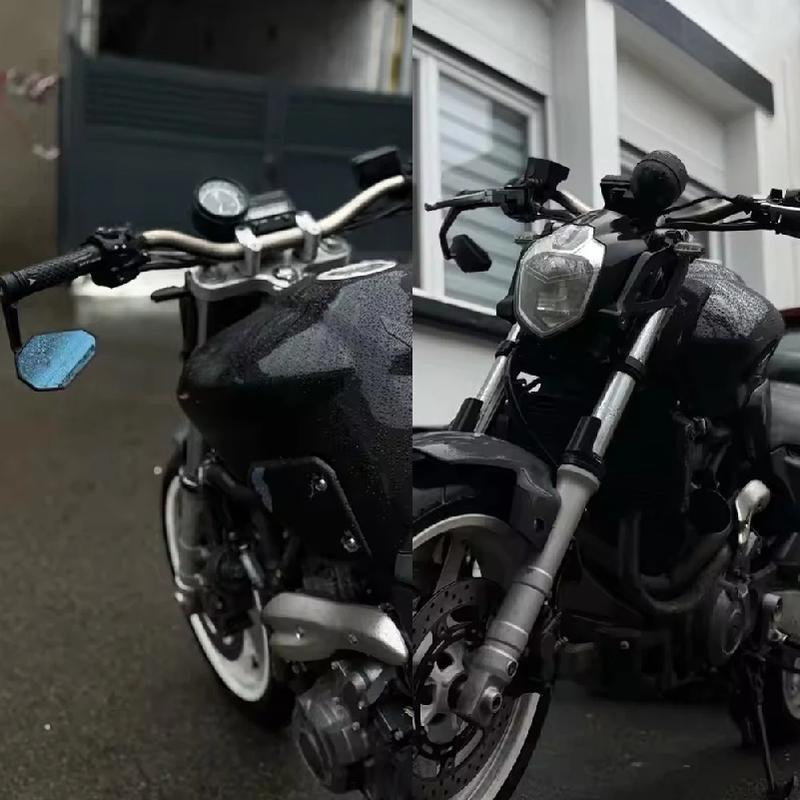 2pcs Motorcycle Handlebar End Side Mirrors Aluminum Alloy 7/8inch Universal Rearview Mirrors For DUKE250 DUKE390 MT03 CB650R