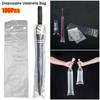 100Pcs Durable Transparent Disposable Umbrella Bag Waterproof Plastic Umbrella Cover Umbrella Film Umbrella Bag Machine