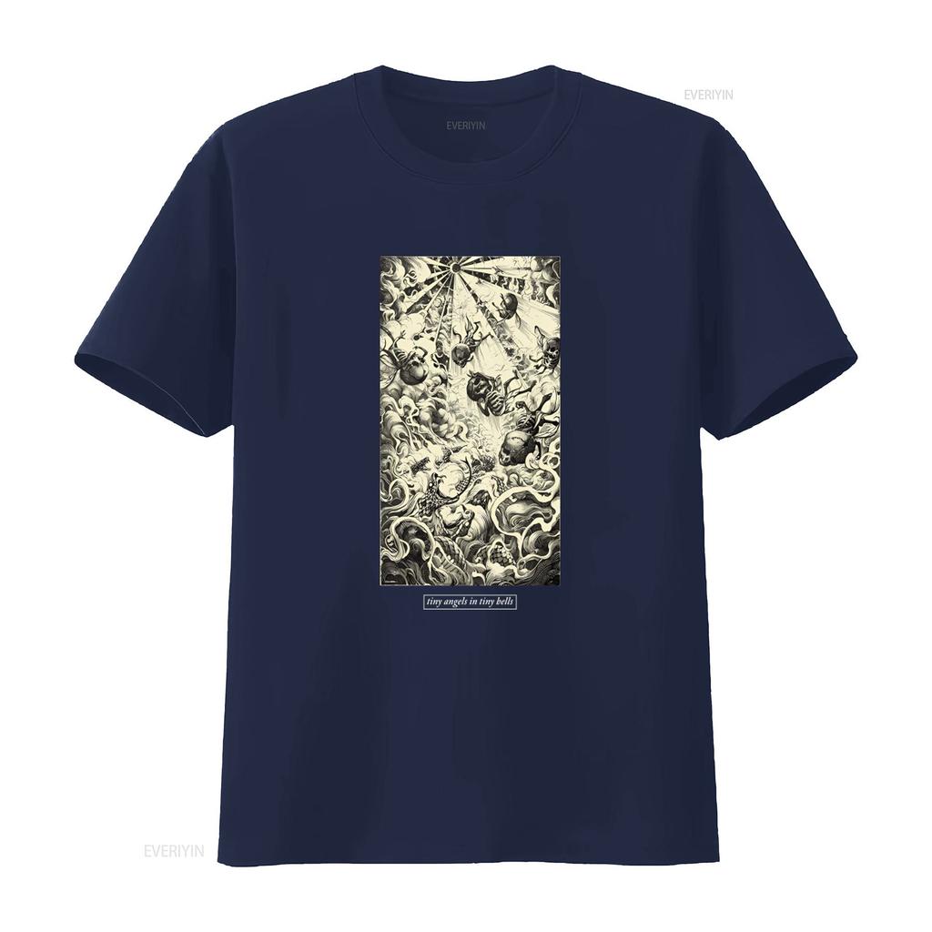 FIT FOR AN AUTOPSY Tiny Angels In Tiny Hells Print T Shirt Unique Art Design Perfect Alternative Fashion Lovers vintage