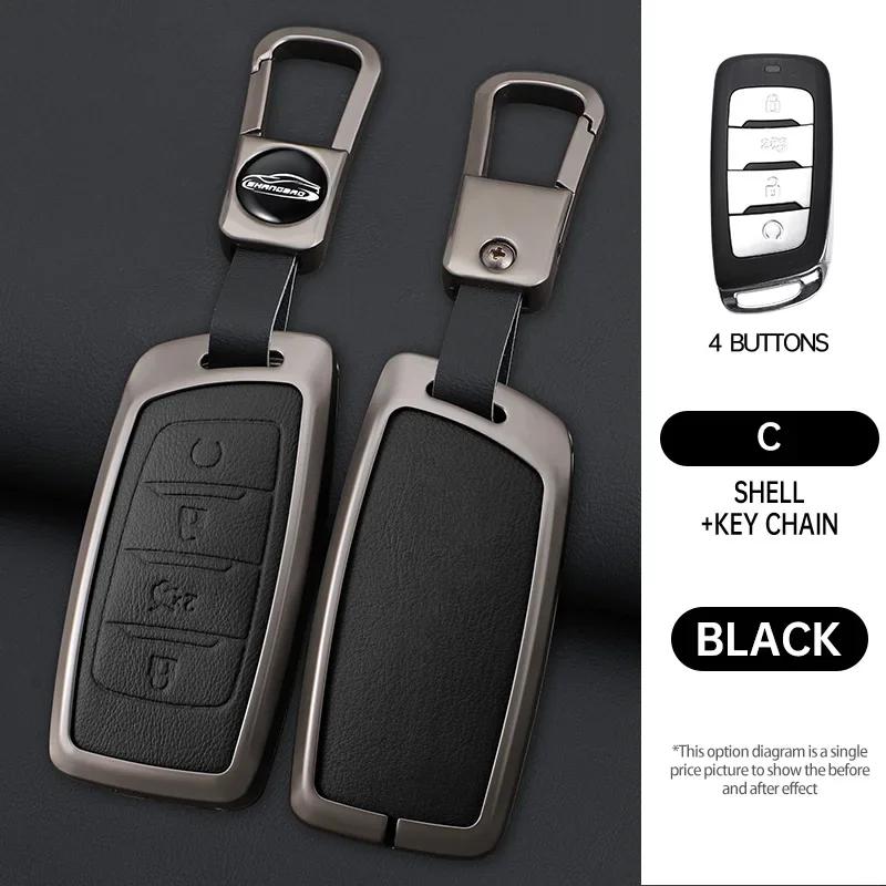 

Key Fob Holder Cover Case For Changan Hunter F70 Cs35 Cs75 Plus Cs85 Coupe Cs95 Remote 4 Buttons Protector Skin Accessories