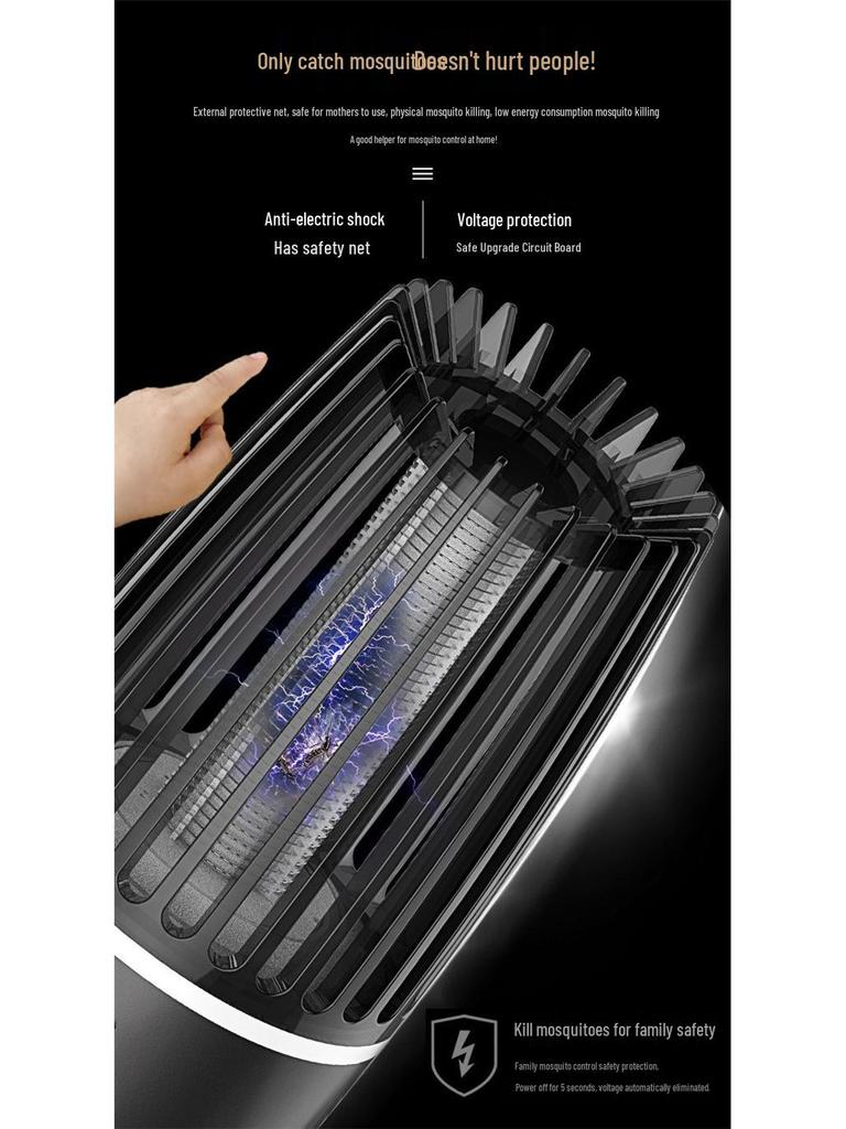 USB Rechargeable Outdoor and Indoor Electric Mosquito Killer Lamp and Repellent Trap