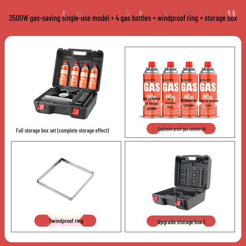 Portable Butane Gas Cassette Stove Standard