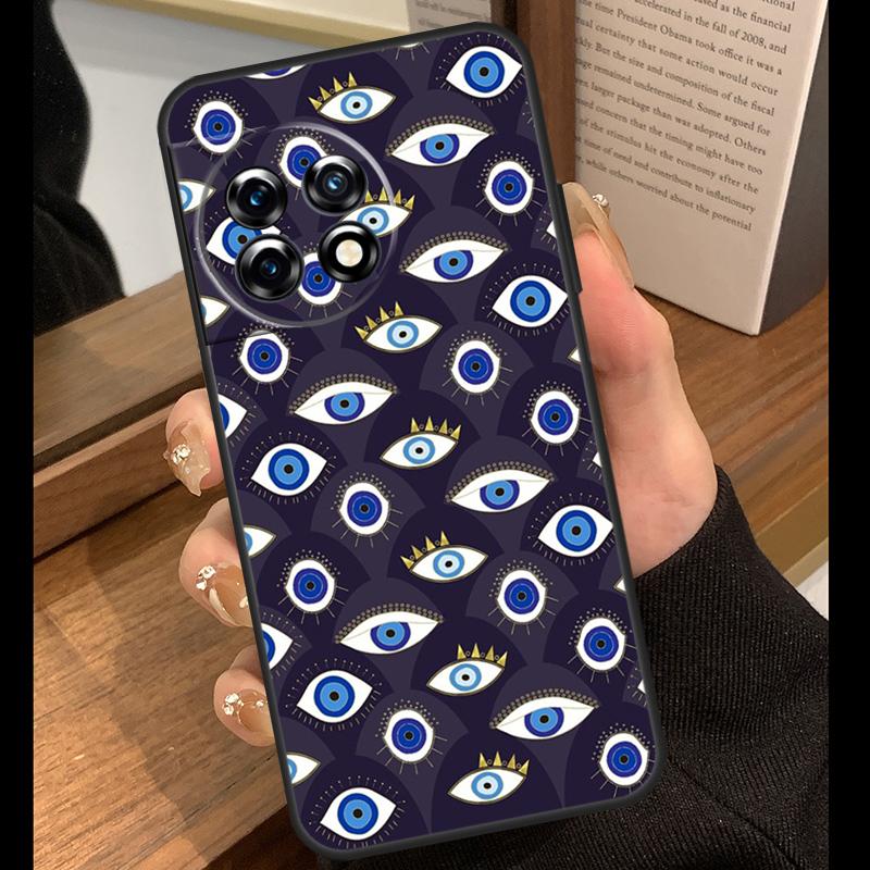 Evil Eye Case For OnePlus 15 13 12 11 10 15R 13R 12R 10T 13T OnePlus Nord 5 CE 4 3 Lite N20 N30 Cover