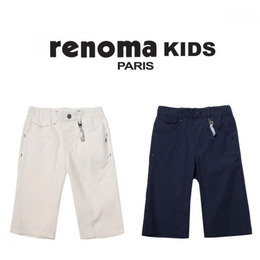 

[renoma Kids] Брюки Lenoma Kids для мальчиков с карманами и прямыми 6-ю штанами темно-синего цвета Navy/110
