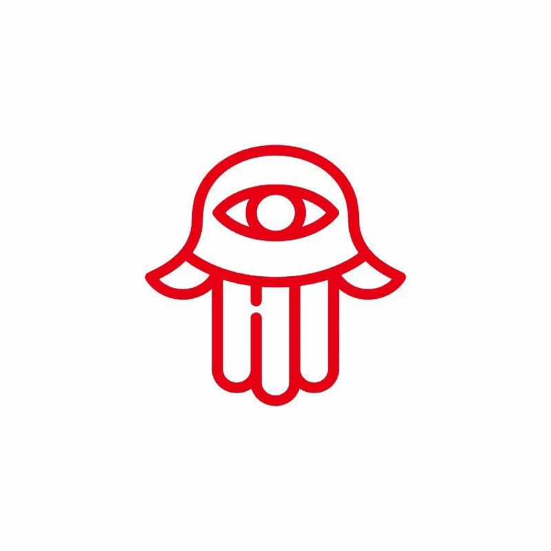 

Car Sticker Off Road Hamsa Hand Decal Auto Waterproof Decal Auto Styling Accessories Window Decoration PVC,15CM 15cm красный